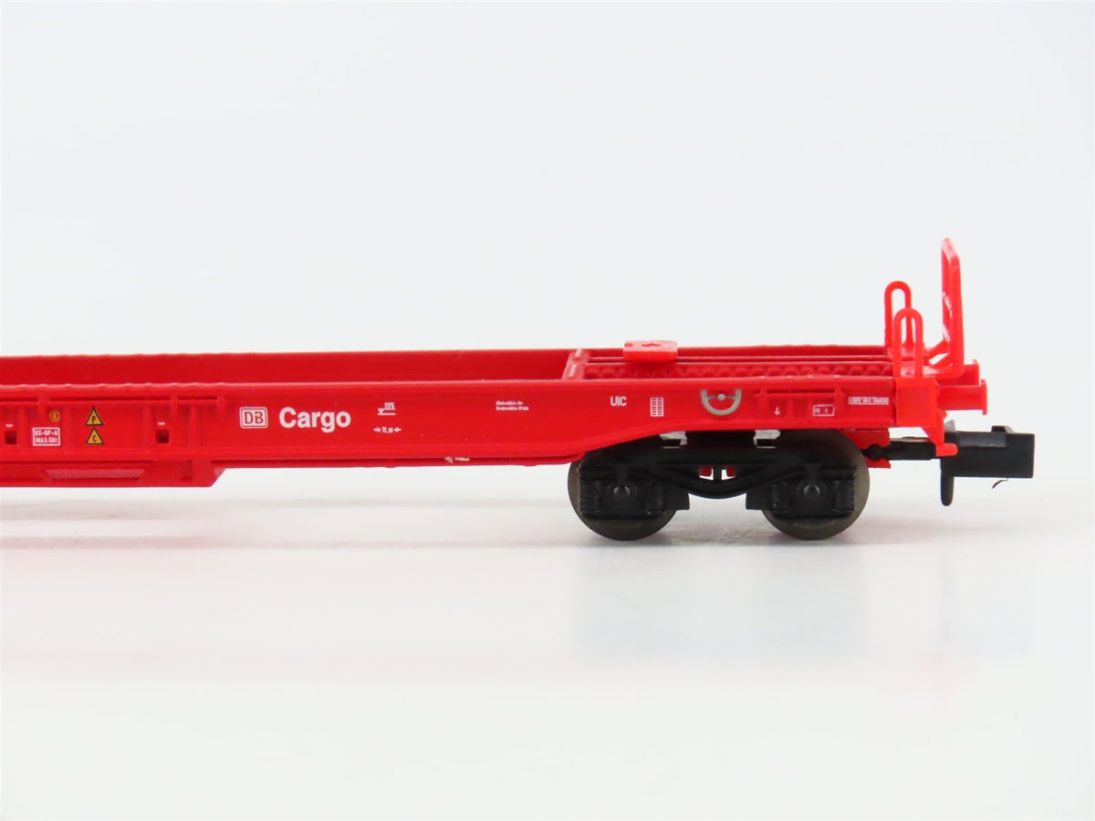 N Scale Trix 15043 DB Deutsche Bahn Flatcar 4-Pack w/Containers &amp; Trailers