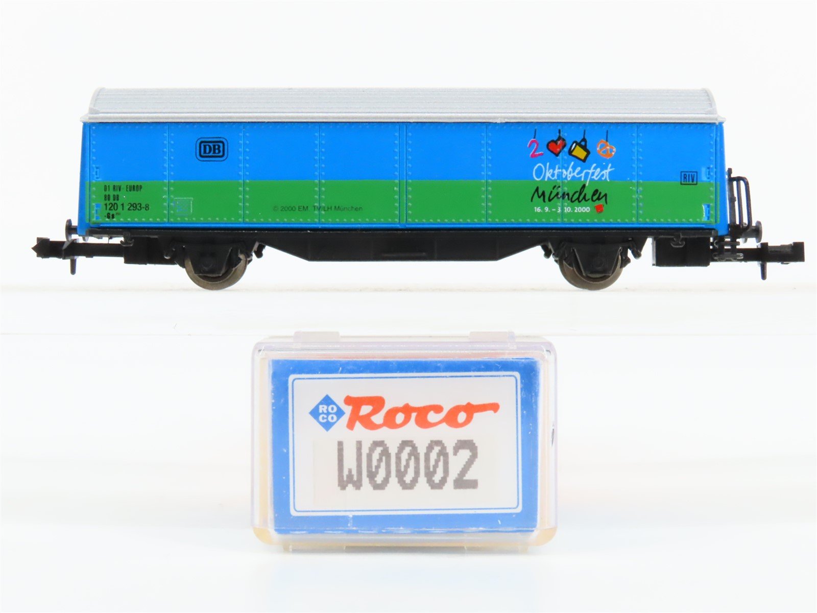 N Scale Roco W0002 DB Deutsche Bahn Oktoberfest Munchen Sliding Wall Wagon