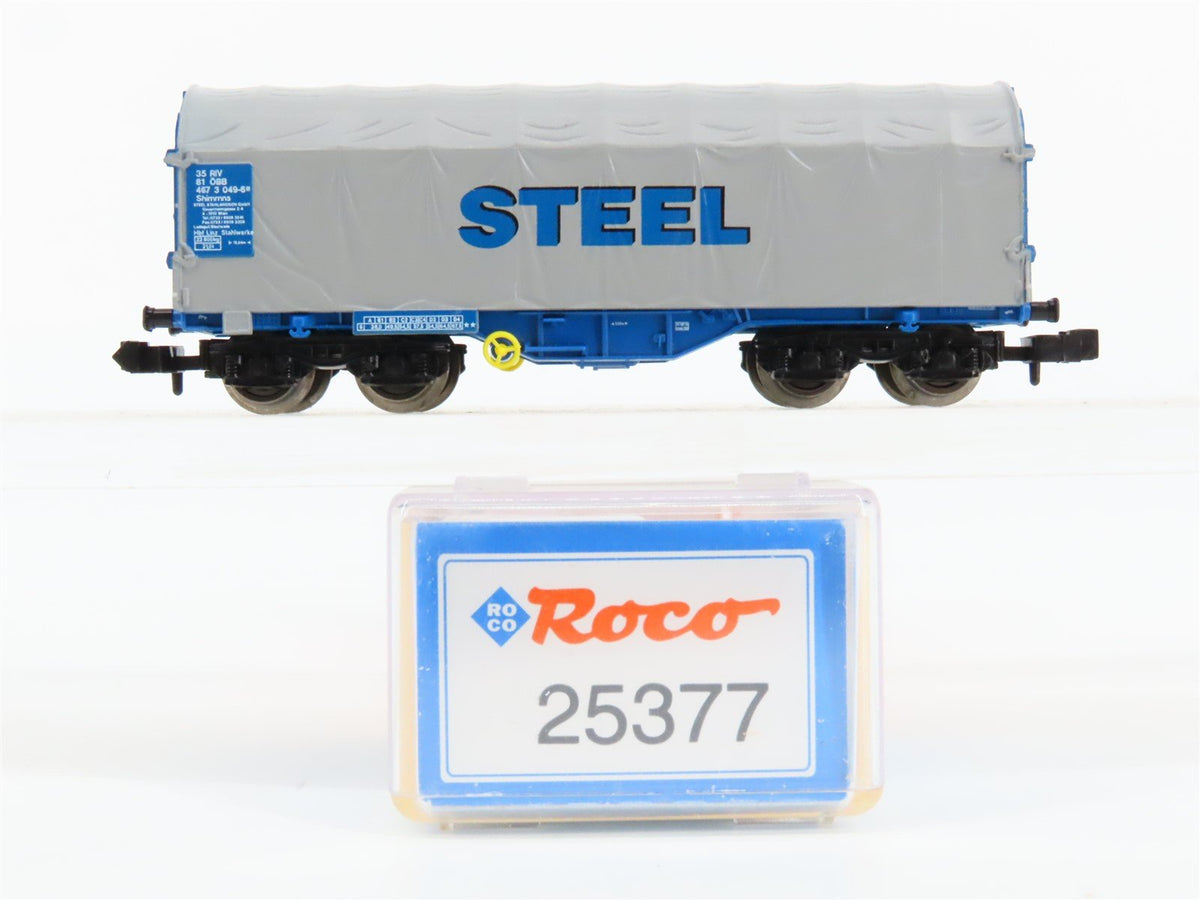N Scale Roco 25377 OBB Steel Sliding Tarpaulin Wagon