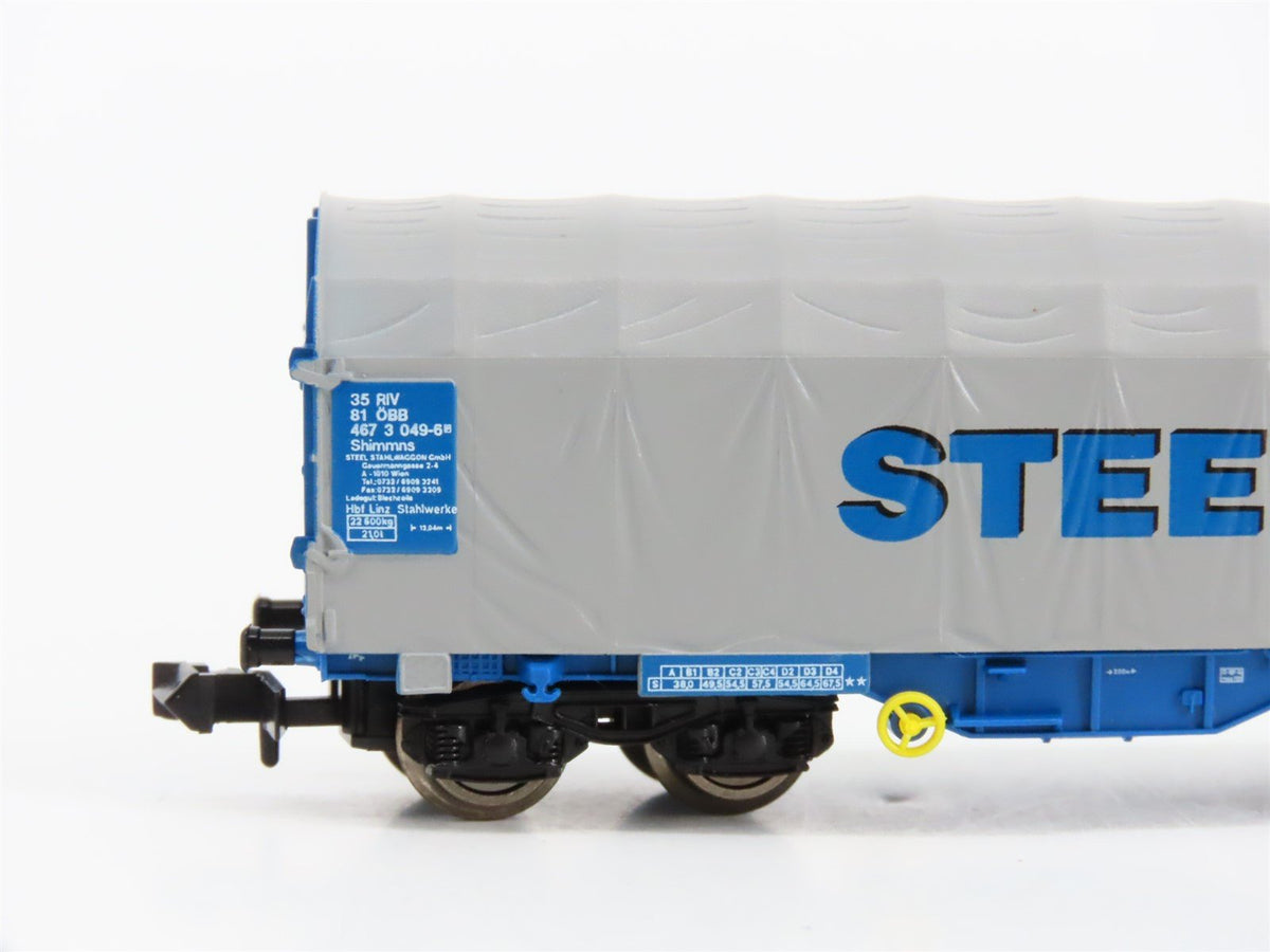 N Scale Roco 25377 OBB Steel Sliding Tarpaulin Wagon