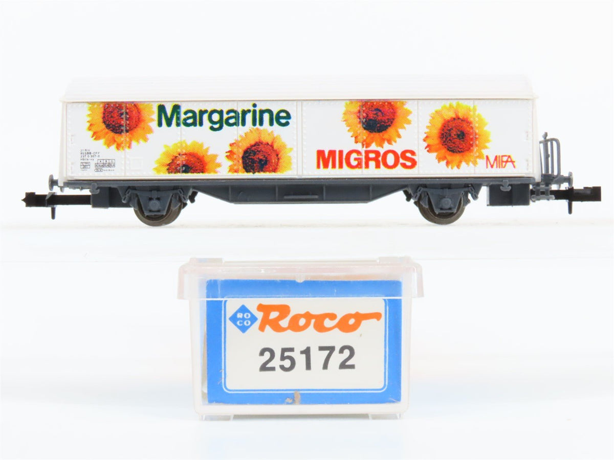 N Scale Roco 25172 SBB-CFF MIFA Migros Sliding Wall Wagon