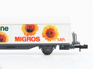 N Scale Roco 25172 SBB-CFF MIFA Migros Sliding Wall Wagon