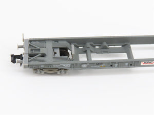 N Scale Trix 15045 SBB-CFF Railway Flatcar 3-Pack w/Containers & Trailers