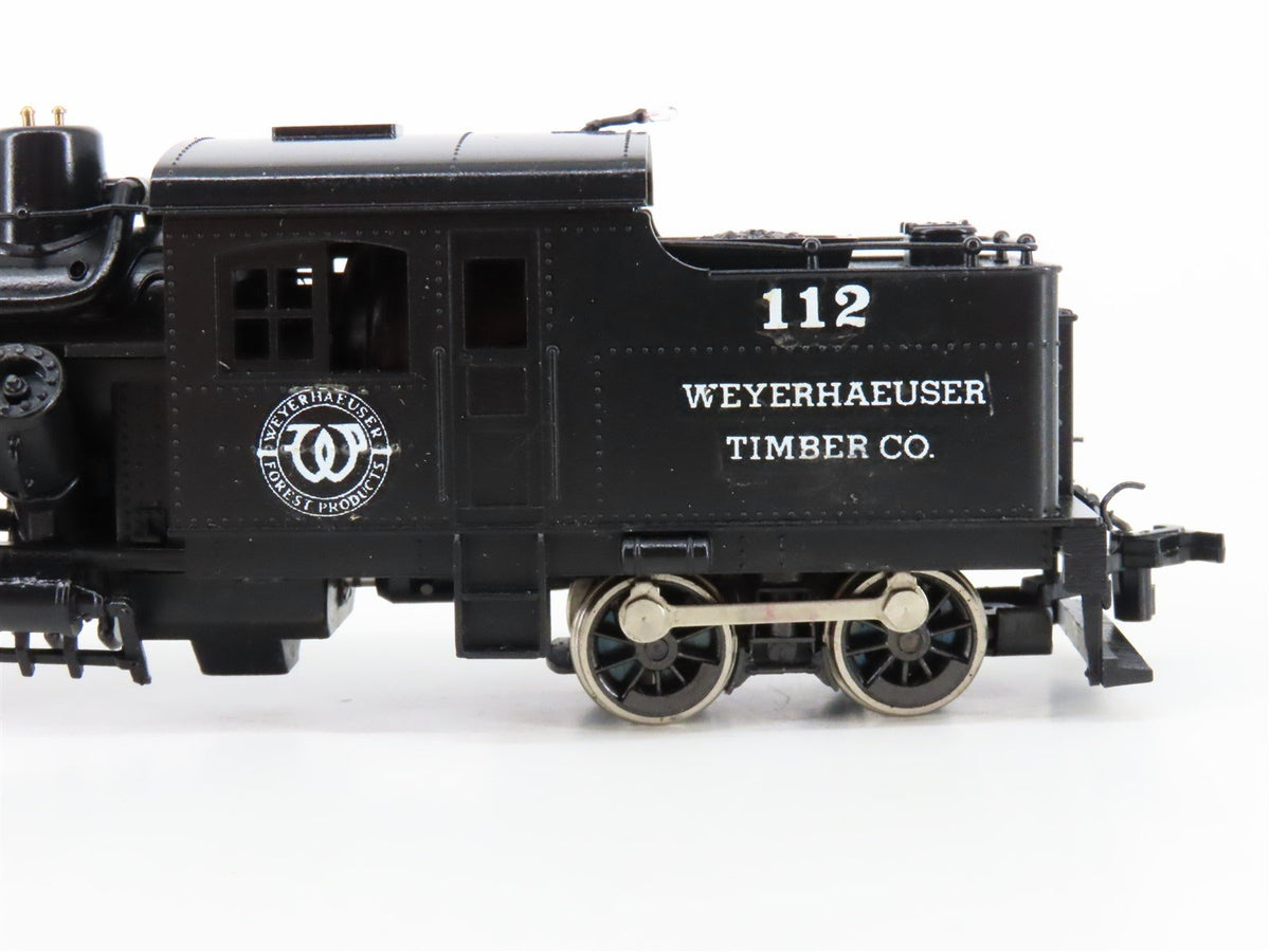 HO Scale Rivarossi Weyerhauser Timber 2-Truck Heisler Steam #112 - Custom