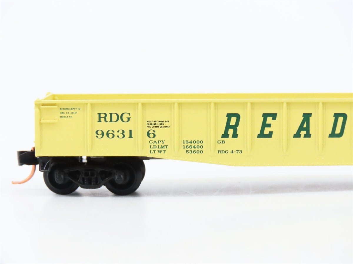 N Scale Micro-Trains MTL 46370 RDG Reading 50&#39; Drop End Gondola #96316