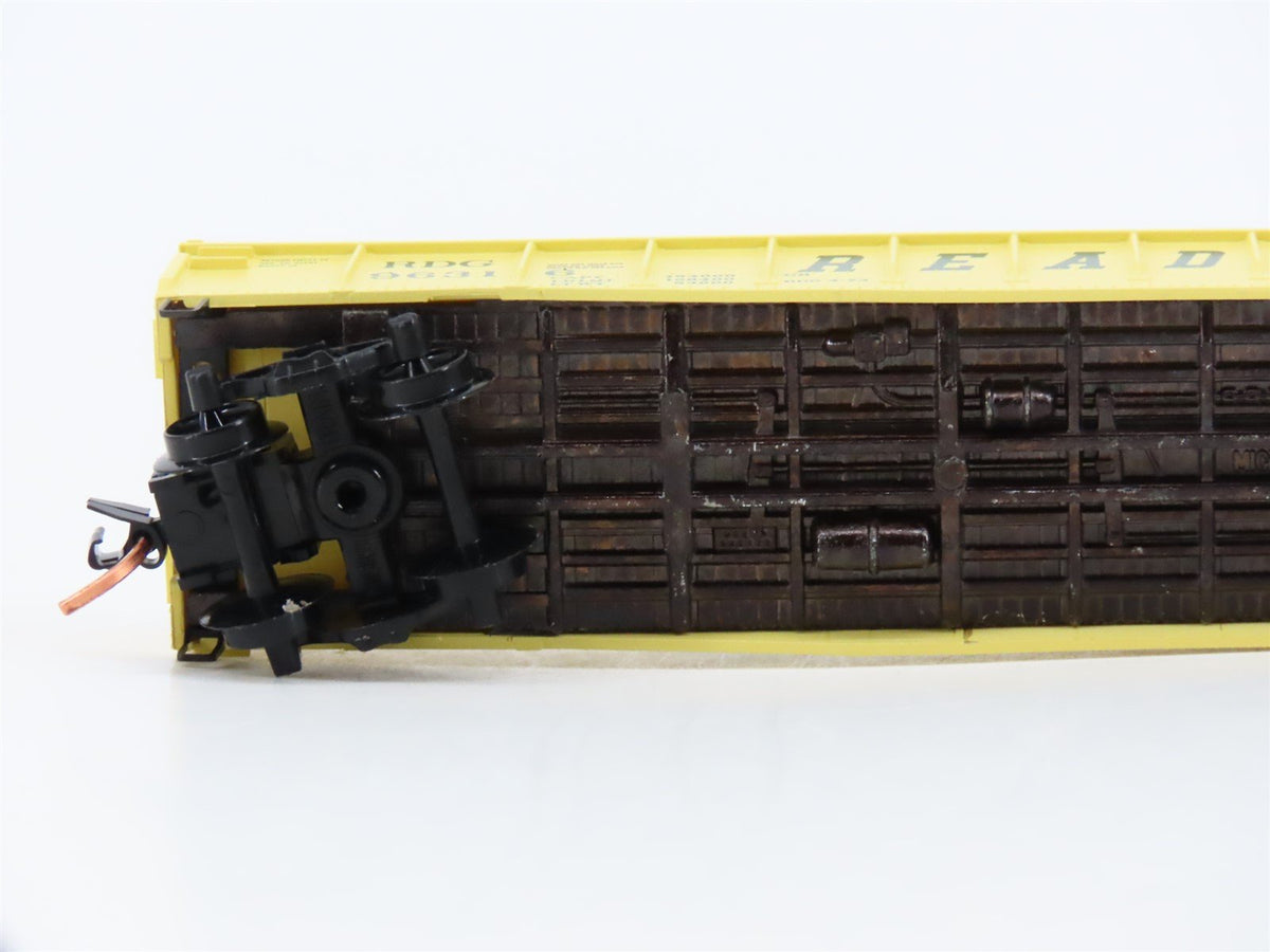 N Scale Micro-Trains MTL 46370 RDG Reading 50&#39; Drop End Gondola #96316