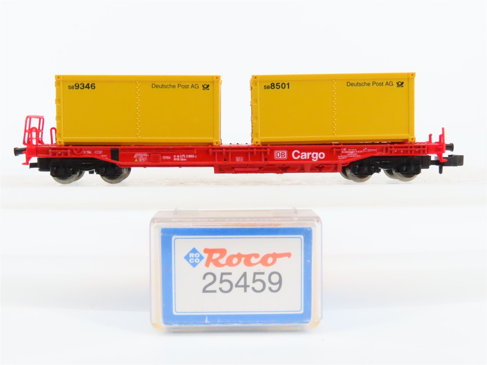 N Scale Roco 25459 DB Deutsche Bahn Cargo Container Wagon