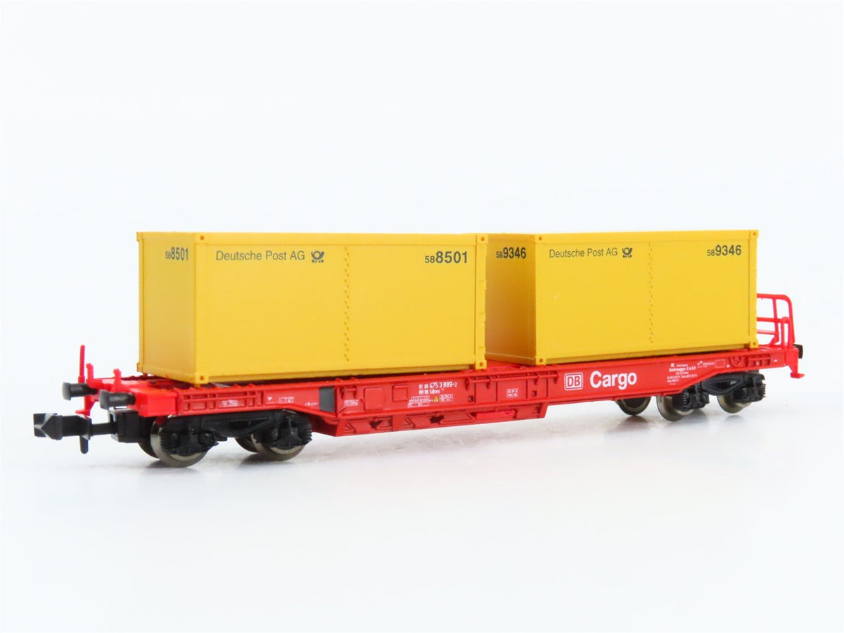 N Scale Roco 25459 DB Deutsche Bahn Cargo Container Wagon
