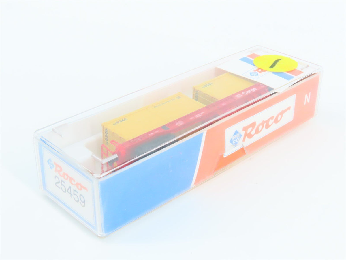 N Scale Roco 25459 DB Deutsche Bahn Cargo Container Wagon