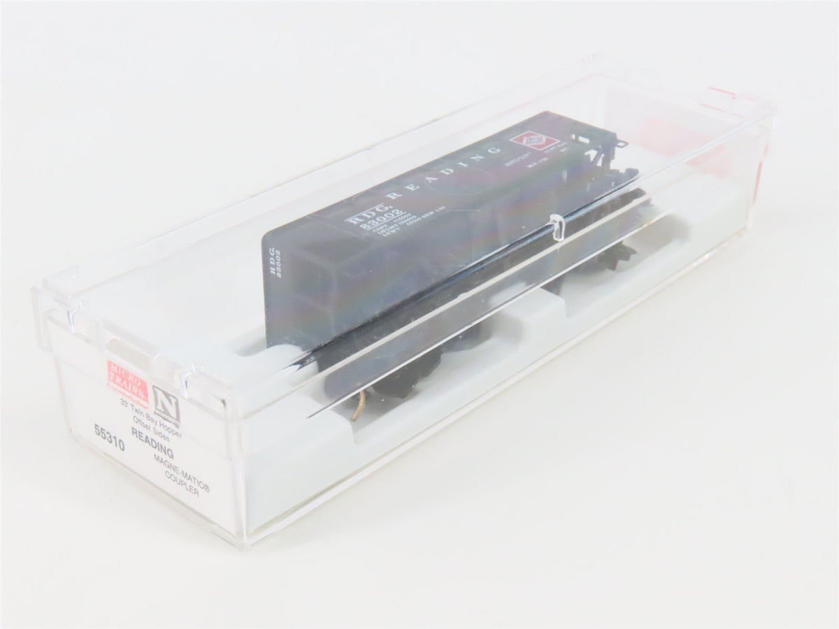 N Scale Micro-Trains MTL 55310 RDG Reading 33&#39; Twin Bay Hopper #83002