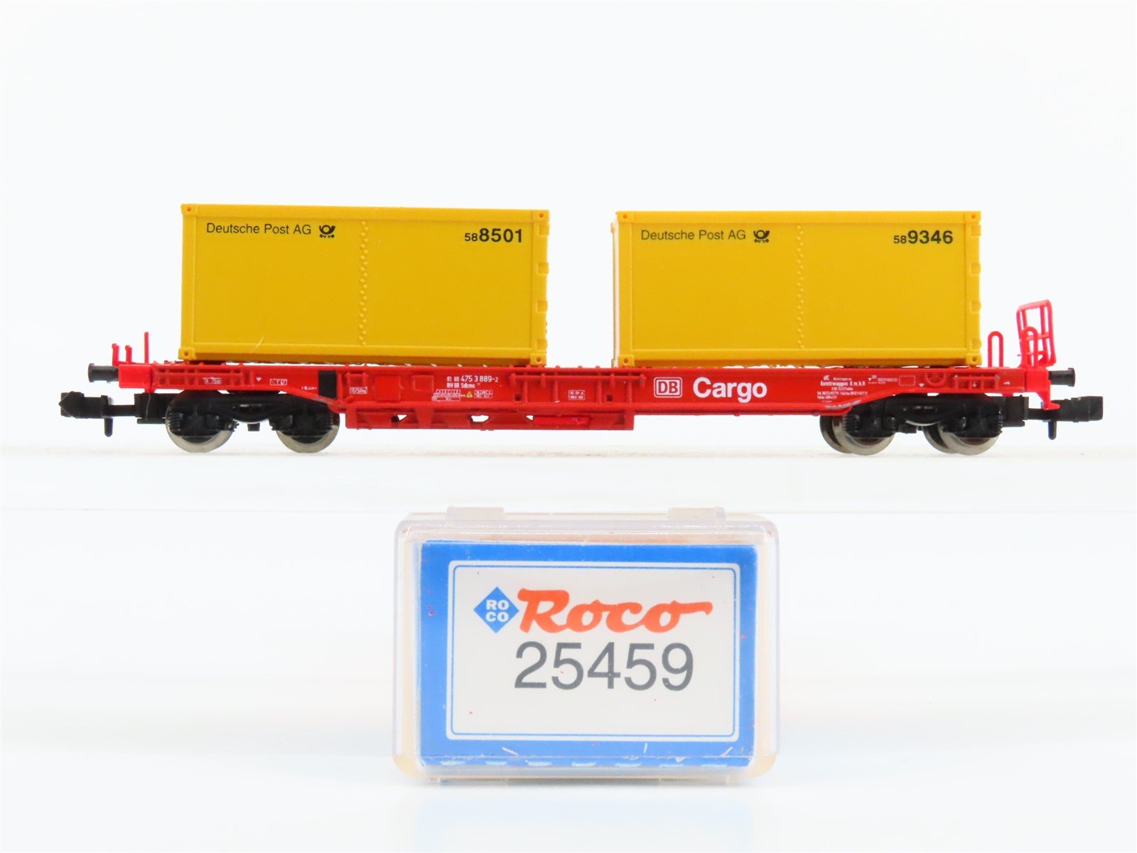 N Scale Roco 25459 DB Deutsche Bahn Cargo Container Wagon