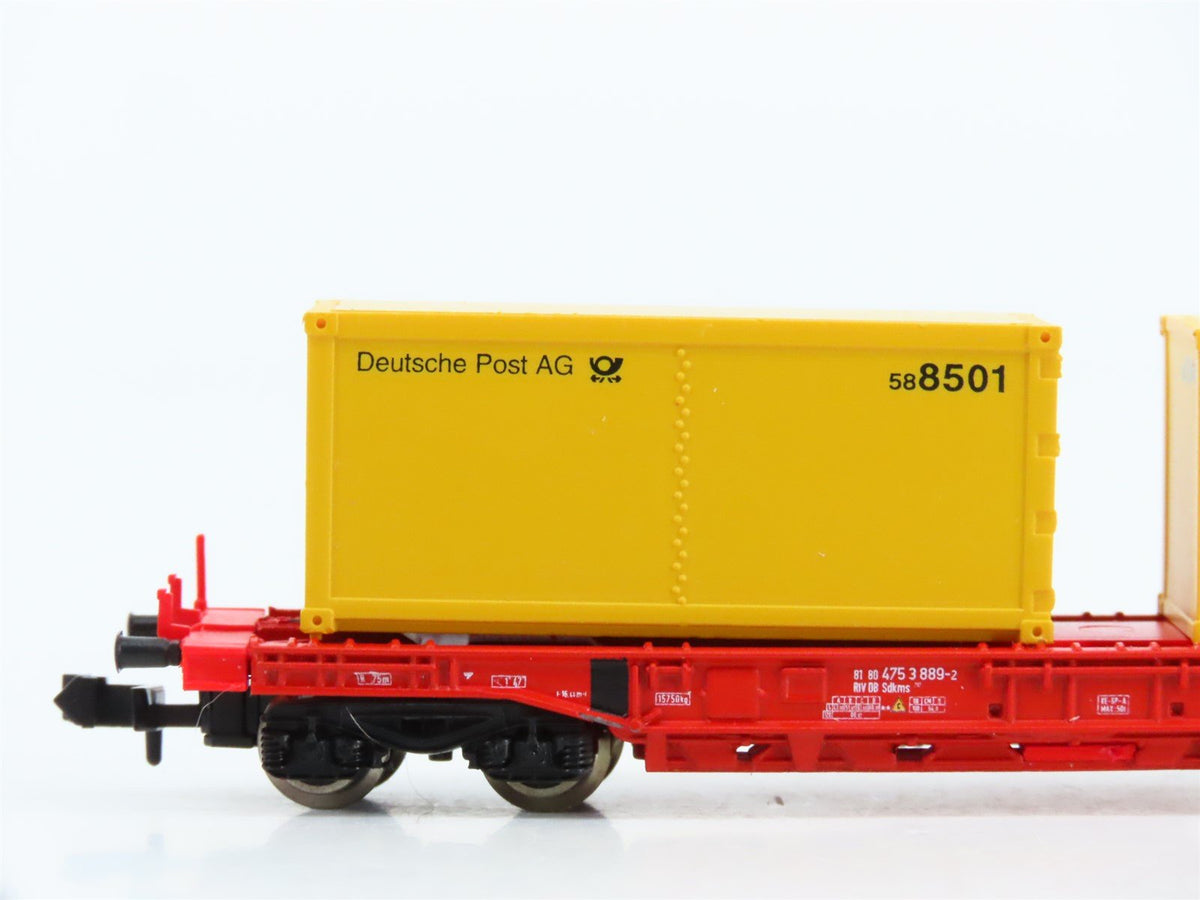 N Scale Roco 25459 DB Deutsche Bahn Cargo Container Wagon