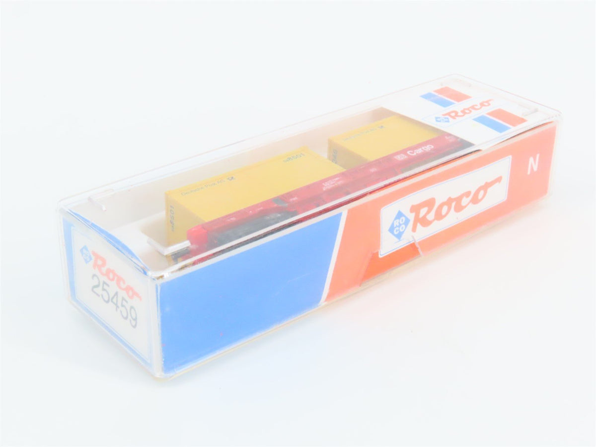 N Scale Roco 25459 DB Deutsche Bahn Cargo Container Wagon