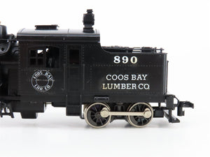 HO Scale Rivarossi Coos Bay Lumber Co. 2-Truck Heisler Steam #890 - Custom