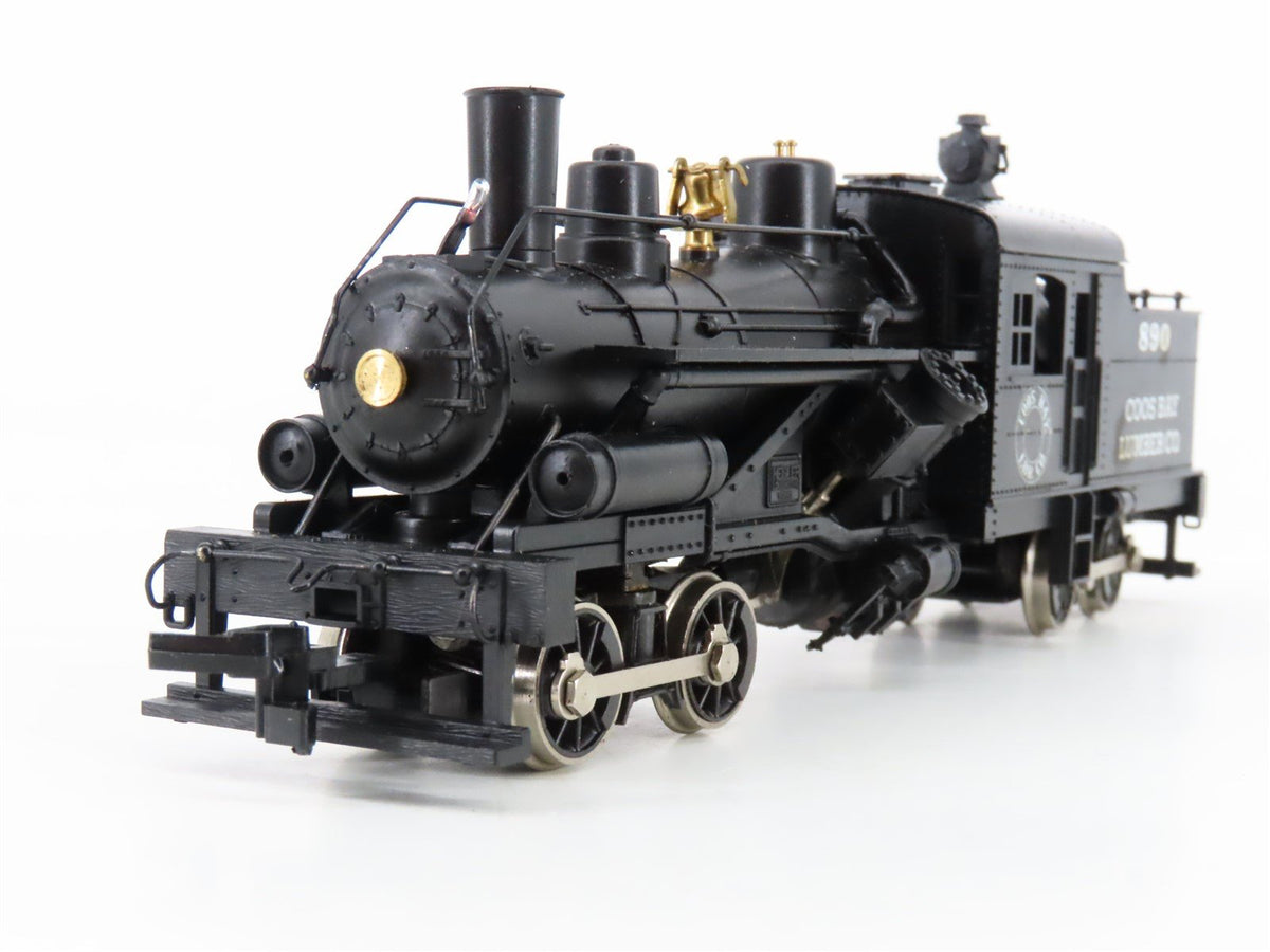 HO Scale Rivarossi Coos Bay Lumber Co. 2-Truck Heisler Steam #890 - Custom