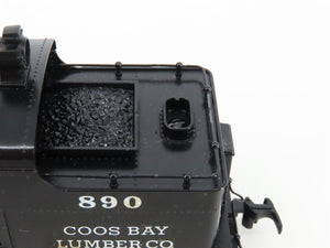 HO Scale Rivarossi Coos Bay Lumber Co. 2-Truck Heisler Steam #890 - Custom