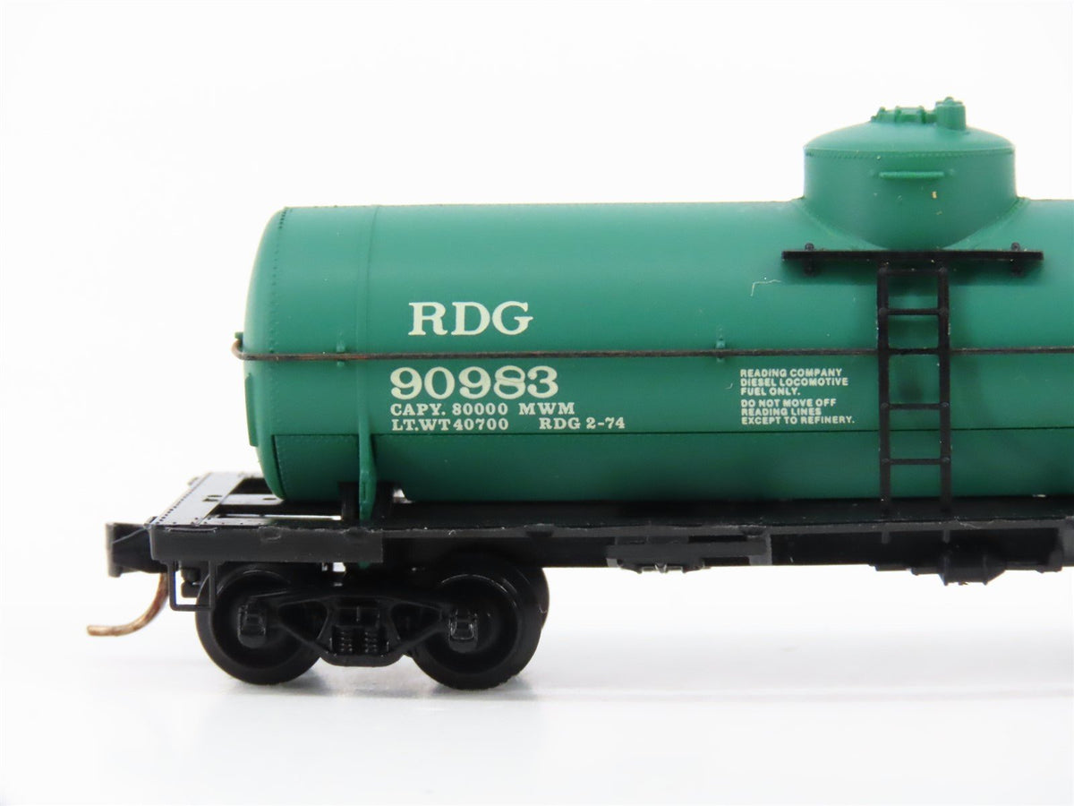N Scale Micro-Trains MTL 65350 RDG Reading 39&#39; Single Dome Tankcar #90985