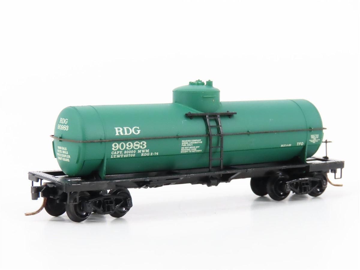 N Scale Micro-Trains MTL 65350 RDG Reading 39&#39; Single Dome Tankcar #90985