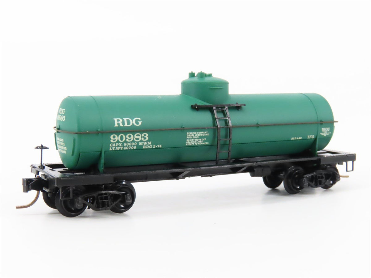 N Scale Micro-Trains MTL 65350 RDG Reading 39&#39; Single Dome Tankcar #90985