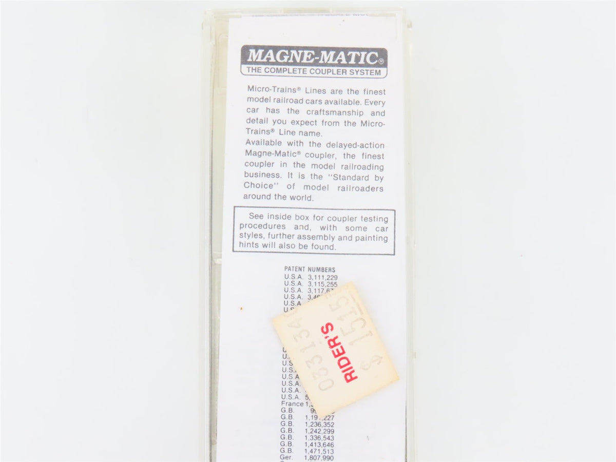 N Scale Micro-Trains MTL 65350 RDG Reading 39&#39; Single Dome Tankcar #90985