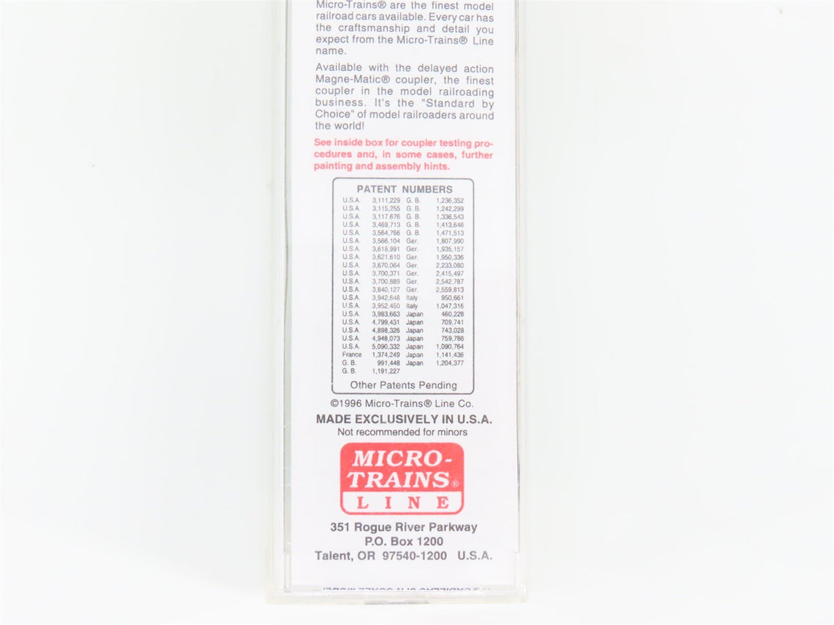 N Scale Micro-Trains MTL 77020 RDG Reading 50&#39; Standard Boxcar #20054