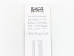 N Scale Micro-Trains MTL 24020 LV Lehigh Valley 40' Standard Boxcar #66205