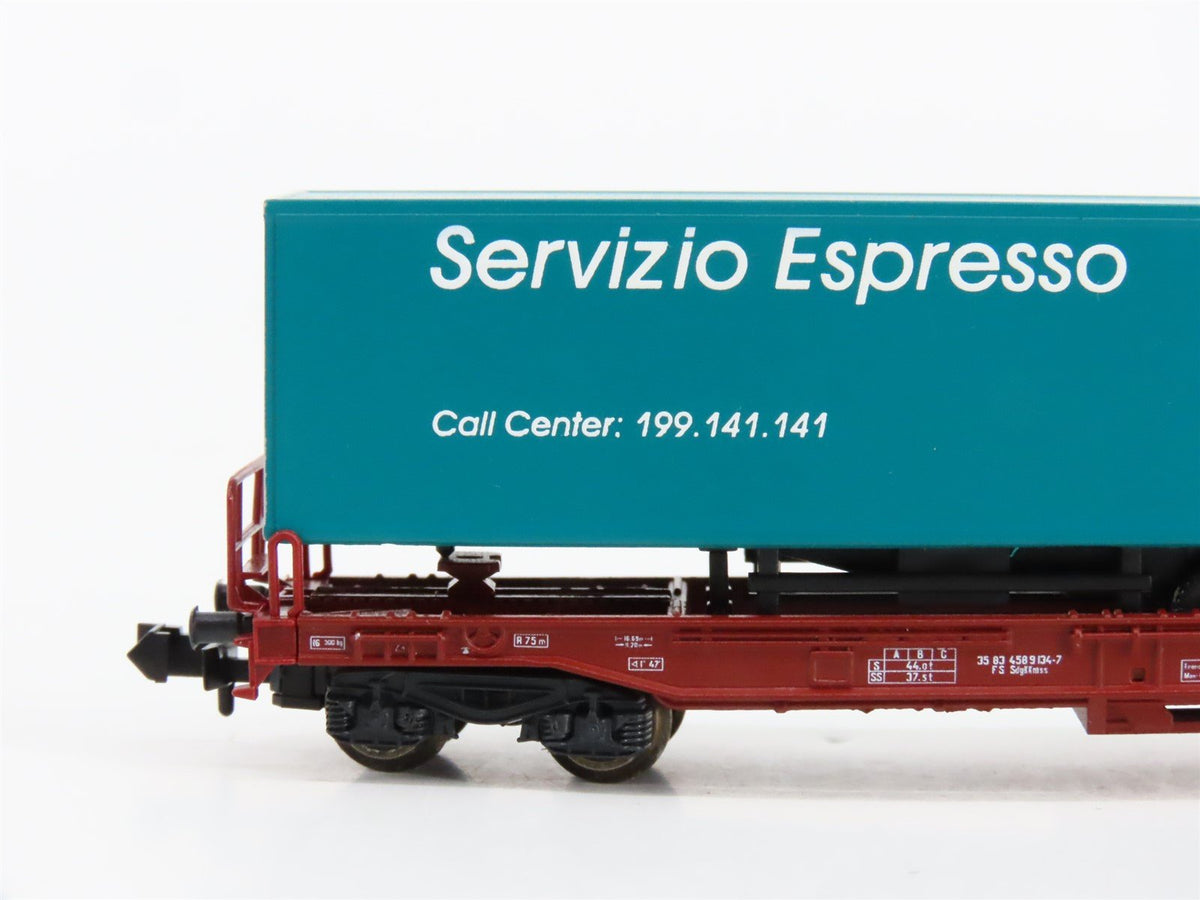 N Scale Roco 25654 FS Trenitalia Servizio Espresso Container Wagon