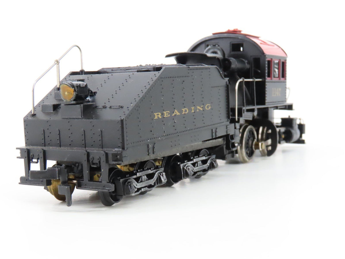 HO Scale Mantua RDG Reading 0-4-0 Camelback Steam Locomotive #1147 w/ Tender