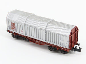 N Scale Roco 02375F FS Ferrovie dello Stato Telescopic Roof Wagon