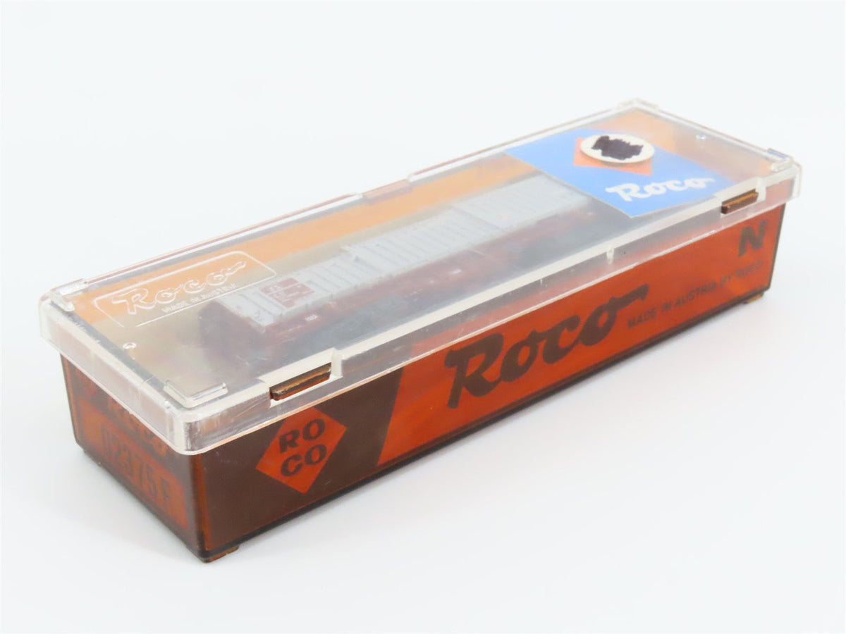 N Scale Roco 02375F FS Ferrovie dello Stato Telescopic Roof Wagon