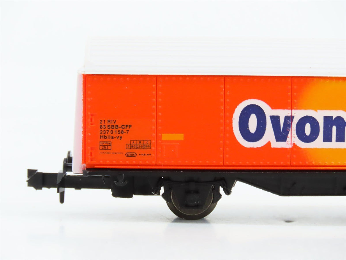 N Scale Roco 25183 SBB-CFF Ovomaltine Sliding Wall Wagon