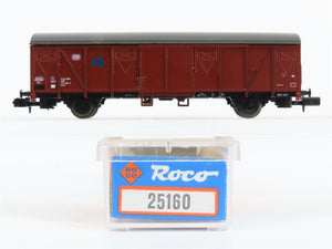 N Scale Roco 25160 DB Deutsche Bahn Covered Freight Wagon w/ Custom Decals