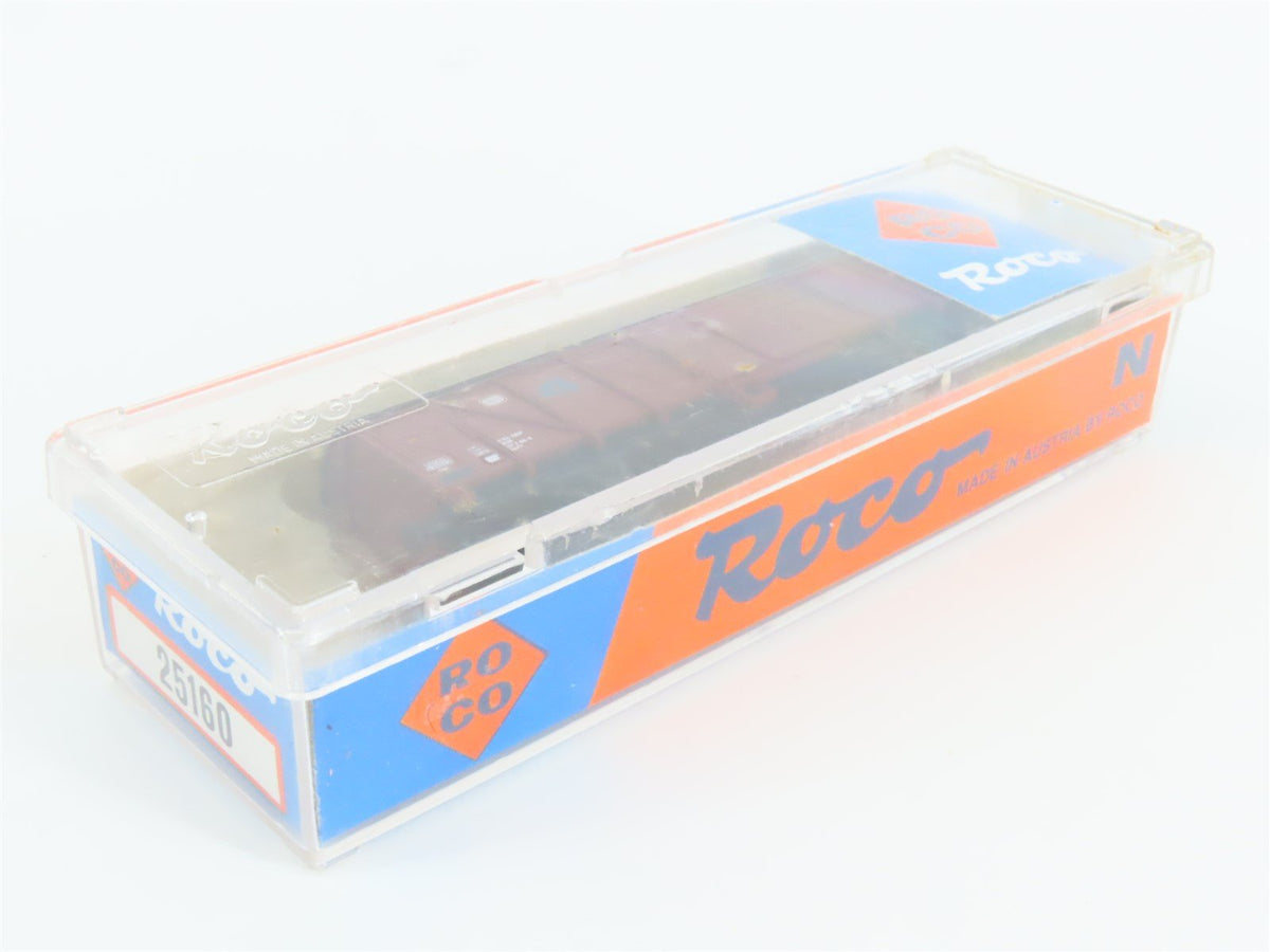 N Scale Roco 25160 DB Deutsche Bahn Covered Freight Wagon w/ Custom Decals