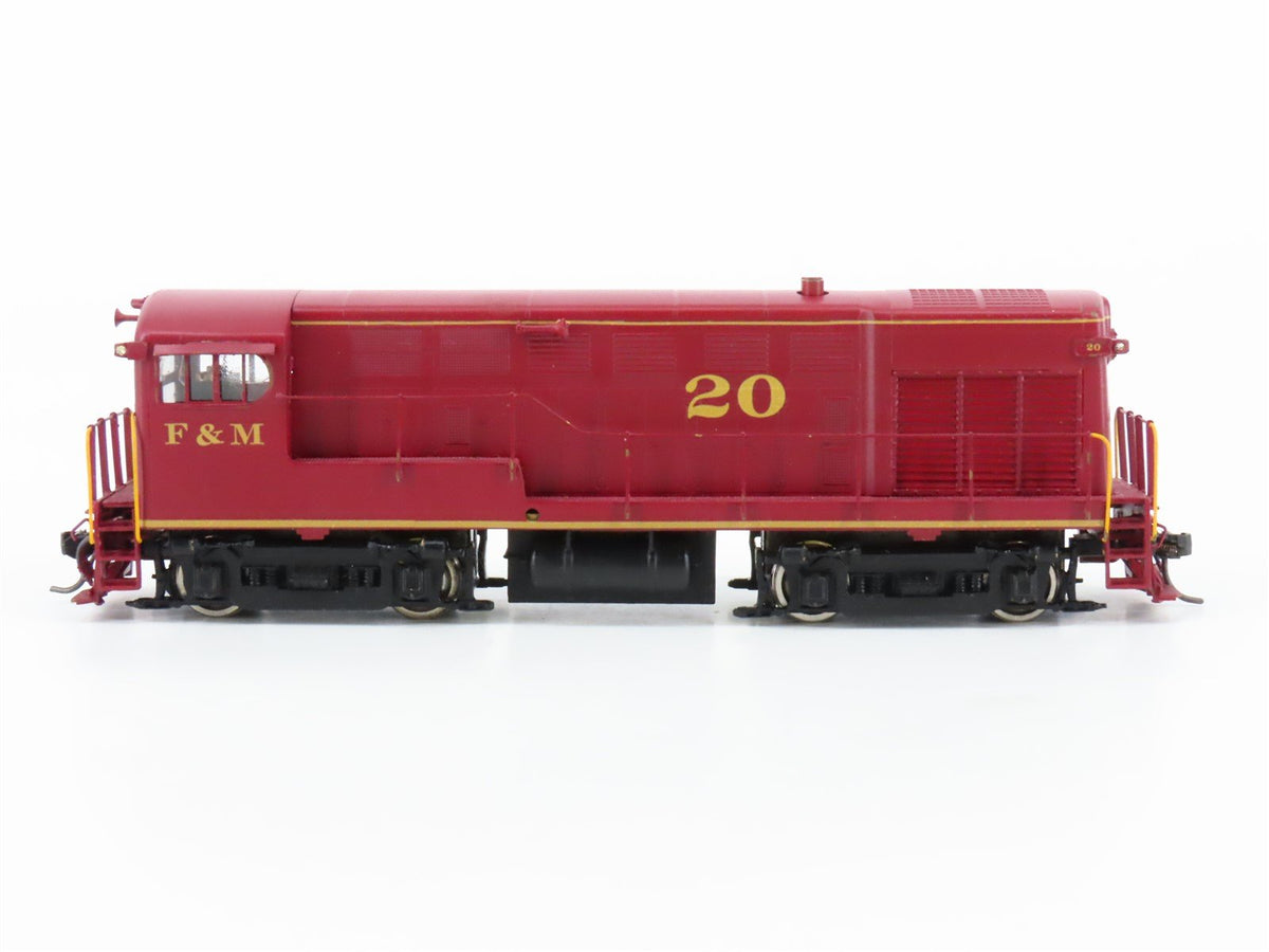 HO Scale SHS Korea BRASS F&amp;M Railway FM H20-44 Diesel #20 - Custom