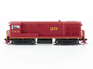 HO Scale SHS Korea BRASS F&M Railway FM H20-44 Diesel #20 - Custom