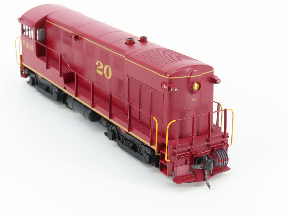 HO Scale SHS Korea BRASS F&amp;M Railway FM H20-44 Diesel #20 - Custom