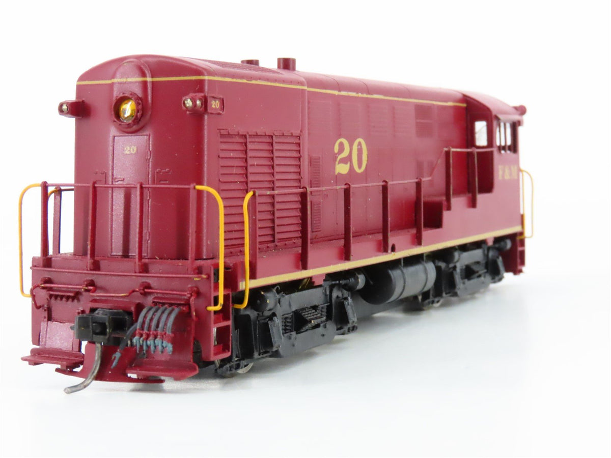 HO Scale SHS Korea BRASS F&amp;M Railway FM H20-44 Diesel #20 - Custom