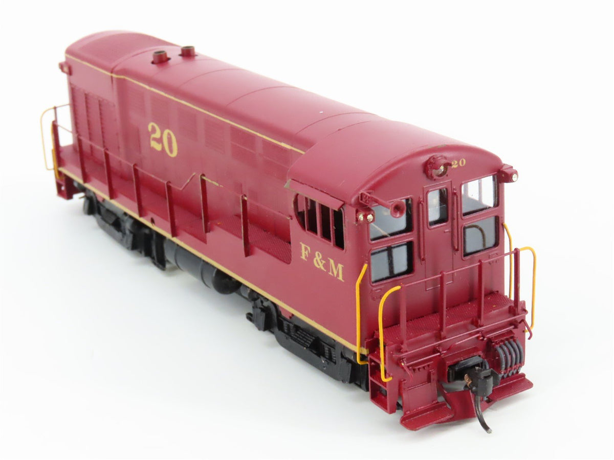 HO Scale SHS Korea BRASS F&amp;M Railway FM H20-44 Diesel #20 - Custom