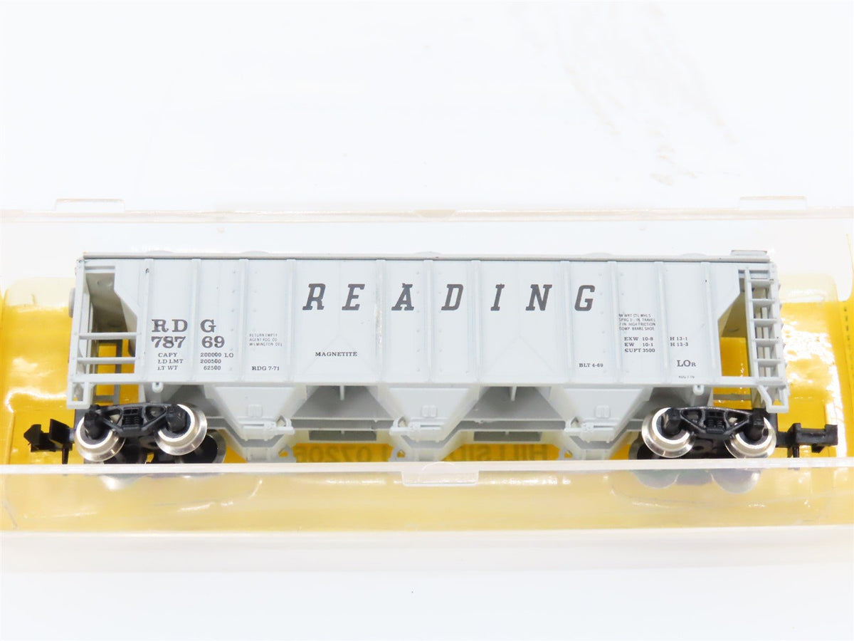 N Scale Atlas 3724 RDG Reading 3-Bay Covered Hopper #78769