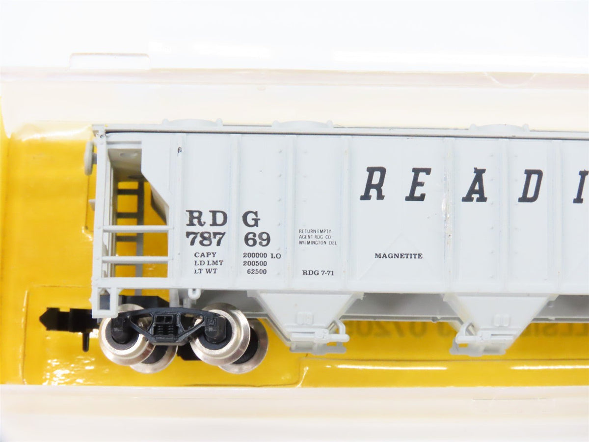N Scale Atlas 3724 RDG Reading 3-Bay Covered Hopper #78769