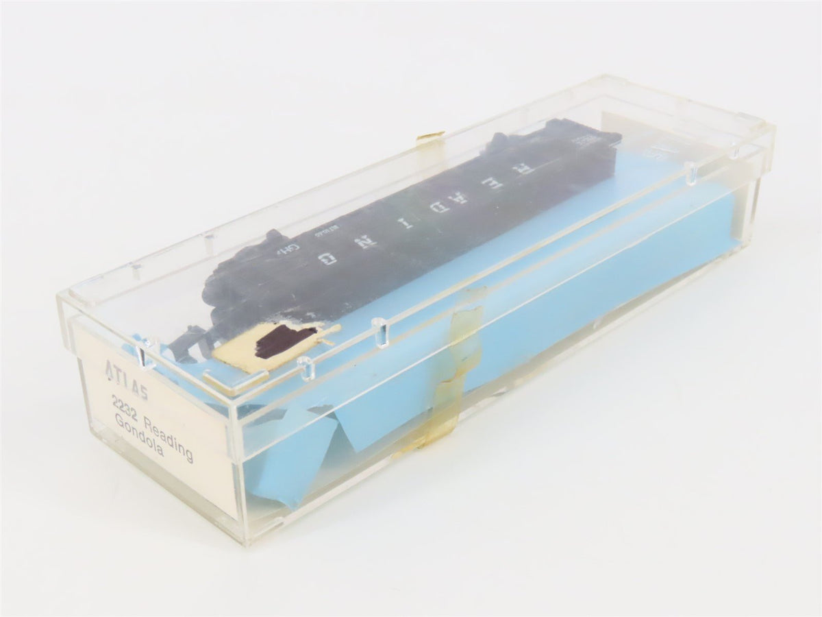 N Scale Atlas 2232 RDG Reading Wood Side Gondola #1800