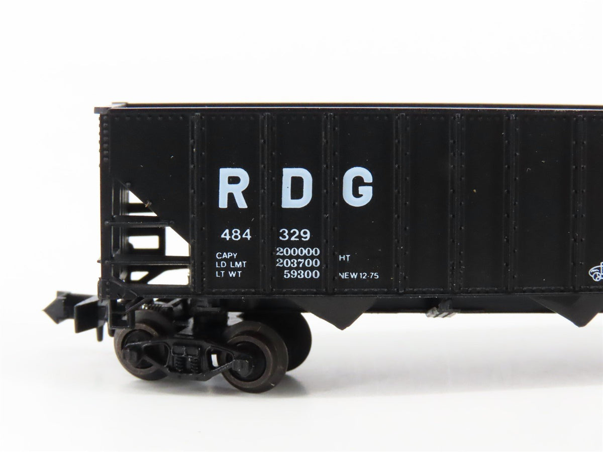 N Scale Bev-Bel 14001 RDG Reading 100-Ton 3-Bay Open Hopper #484329