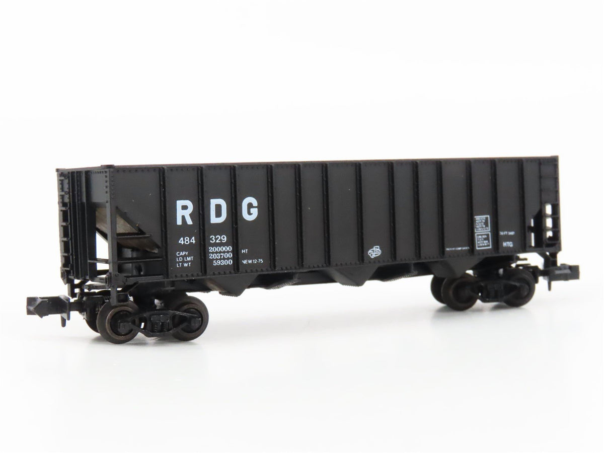 N Scale Bev-Bel 14001 RDG Reading 100-Ton 3-Bay Open Hopper #484329