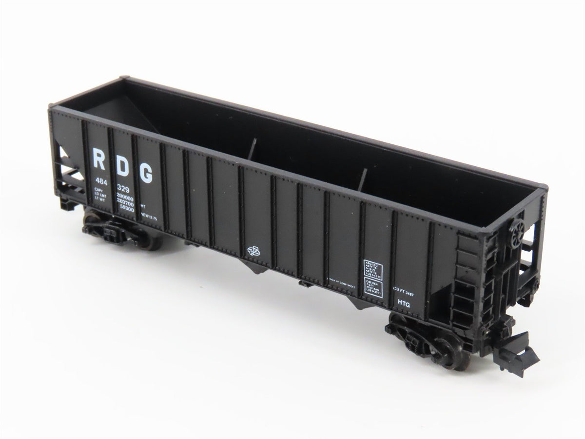 N Scale Bev-Bel 14001 RDG Reading 100-Ton 3-Bay Open Hopper #484329
