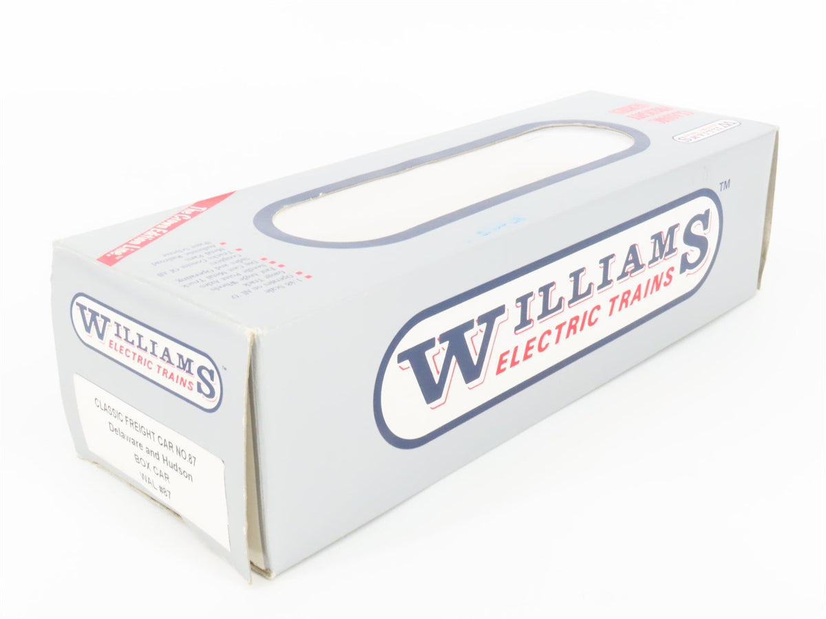 O Gauge 3-Rail Williams #87 D&amp;H Delaware &amp; Hudson The Bridge Line Box Car #20136