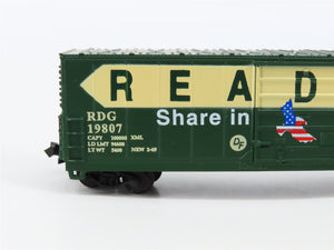 N Scale Bev-Bel 10038 RDG Reading Evans 50' Boxcar #19807