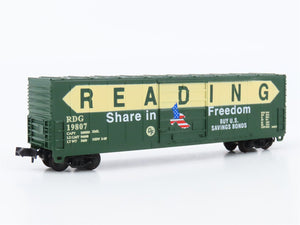 N Scale Bev-Bel 10038 RDG Reading Evans 50' Boxcar #19807