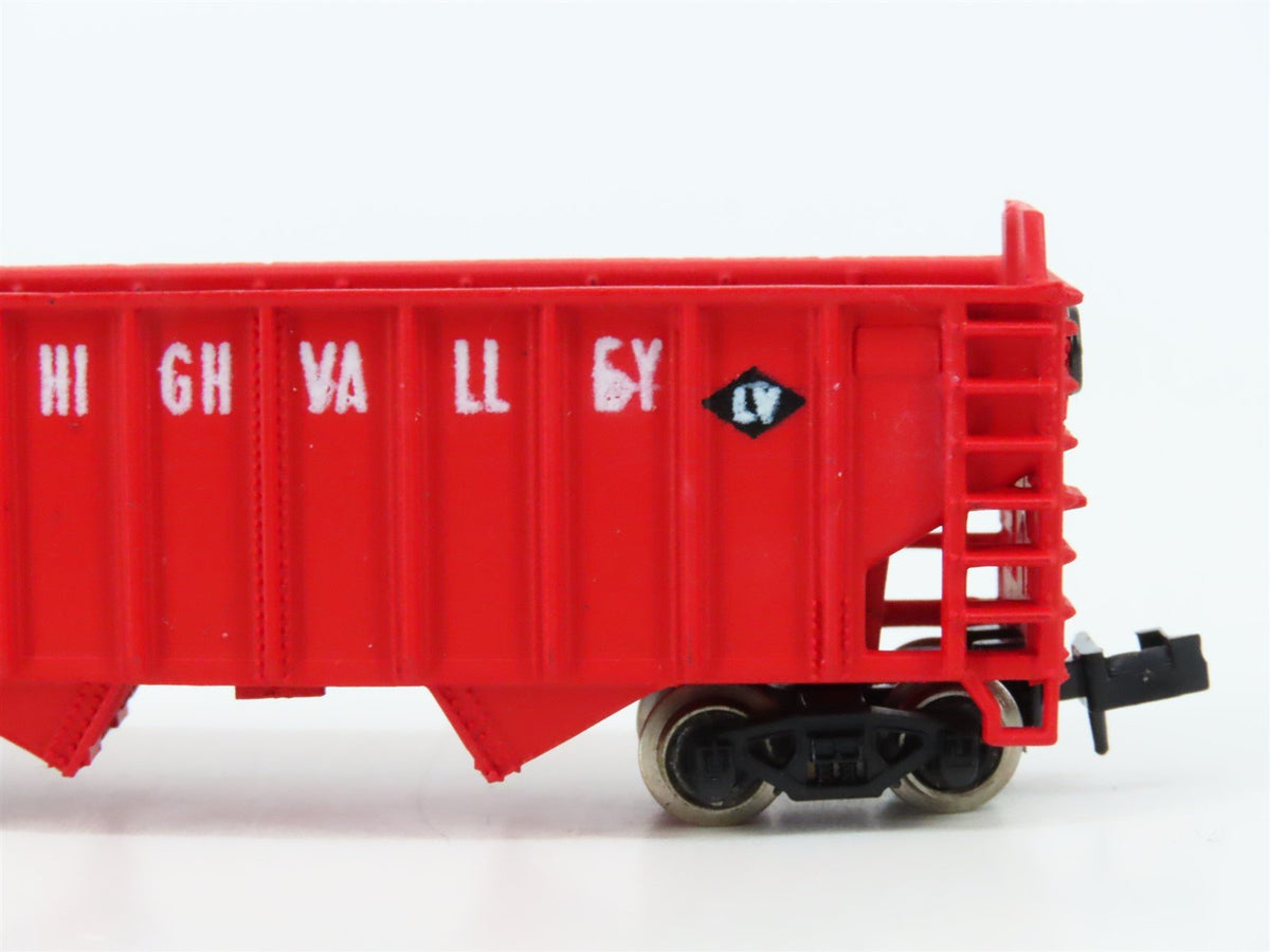 N Scale Model Power 3424 LV Lehigh Valley 2-Bay Hopper #25013