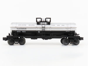 O Gauge 3-Rail Lionel GATX Atlantic States Gas Single Dome Tank Car #8516