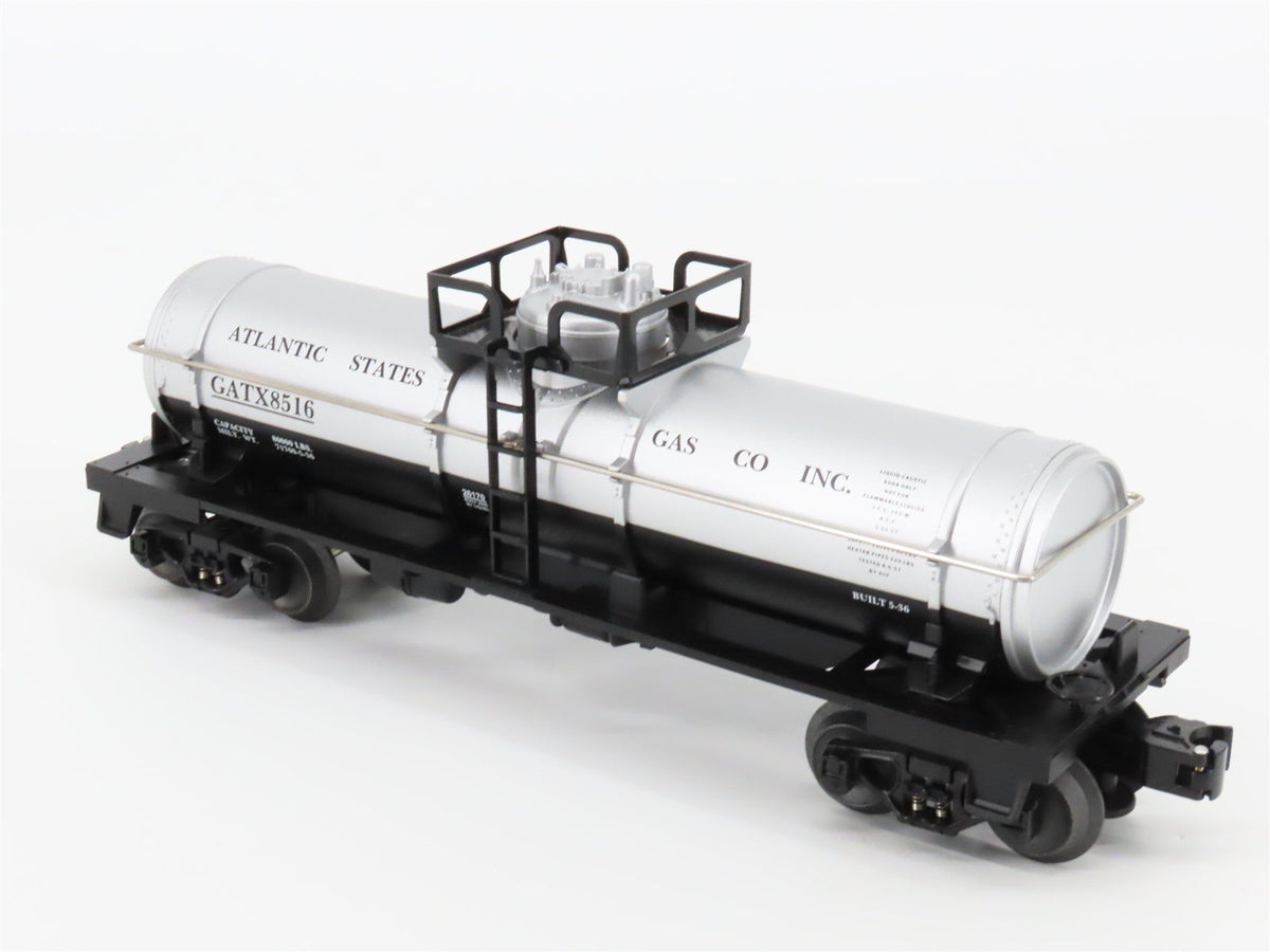 O Gauge 3-Rail Lionel GATX Atlantic States Gas Single Dome Tank Car #8516